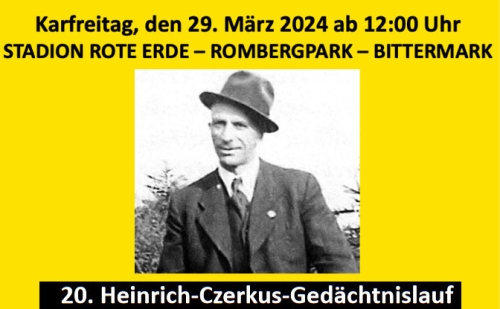 Aufruf zum 20. Heinrich-Czerkus-Gedächtnislauf